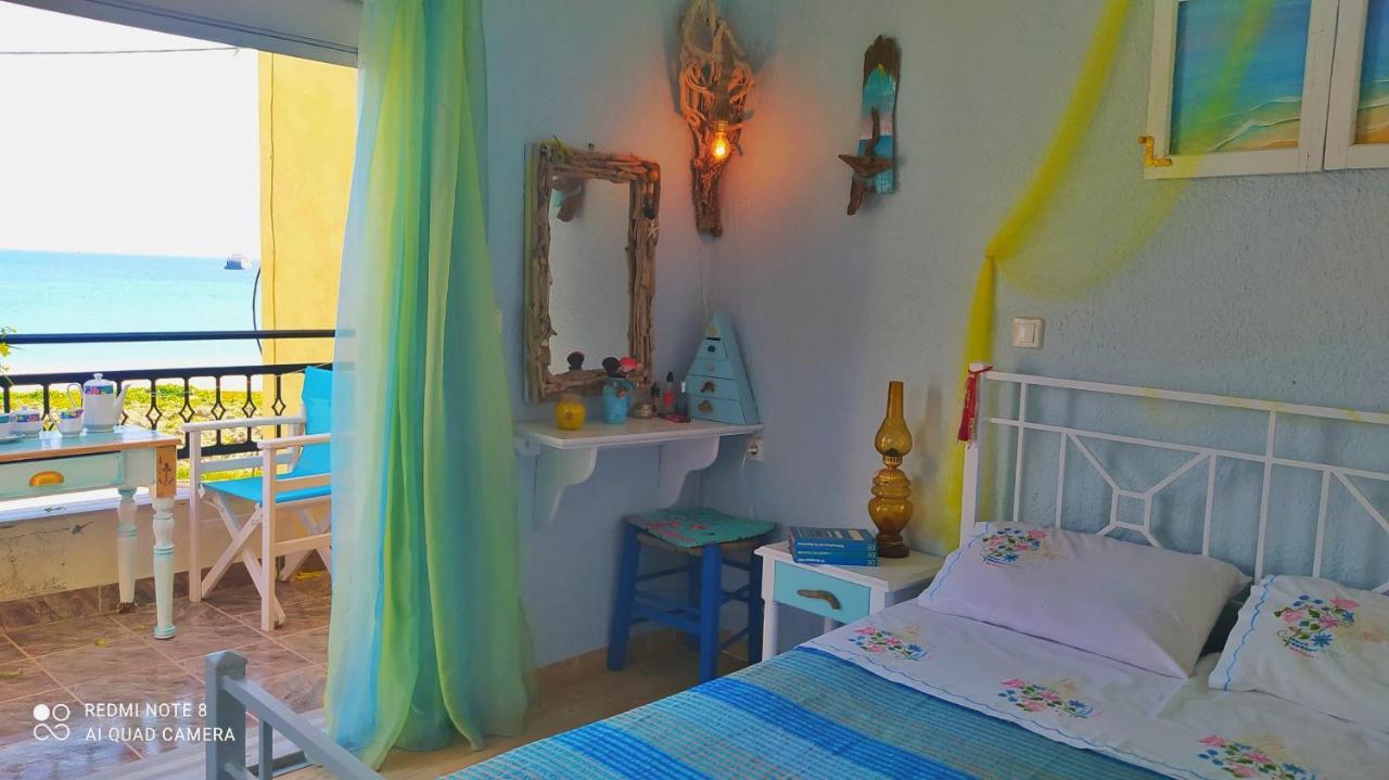 Socrates Sea View Apartment Kampos Marathokampou Bagian luar foto