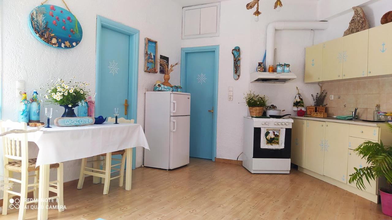 Socrates Sea View Apartment Kampos Marathokampou Bagian luar foto