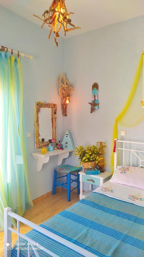 Socrates Sea View Apartment Kampos Marathokampou Bagian luar foto