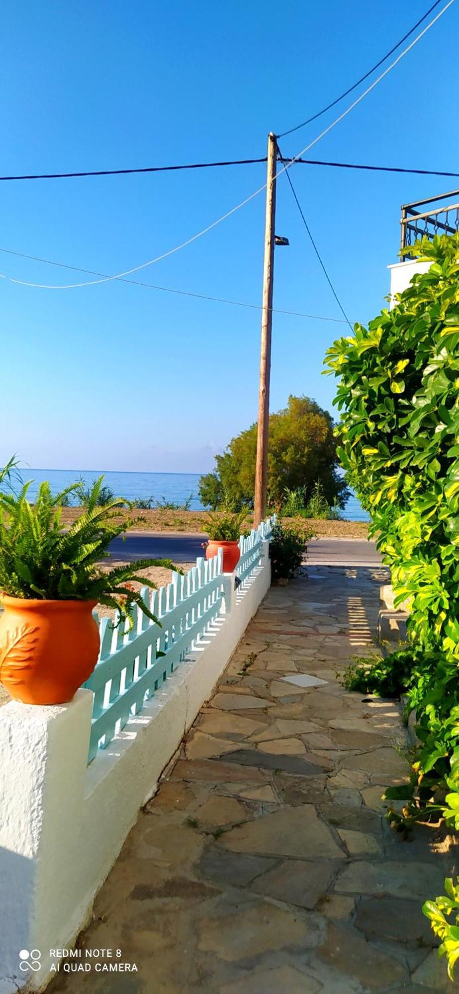 Socrates Sea View Apartment Kampos Marathokampou Bagian luar foto